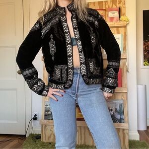 Raga velvet beaded jacket